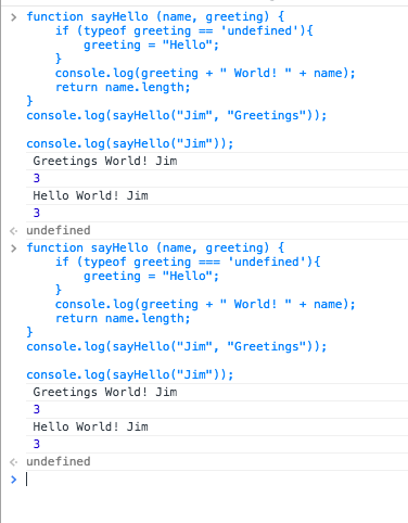 My Code and Undefined Result alt text